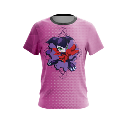 Digimon Impmon Chibi Unisex 3D T-shirt   