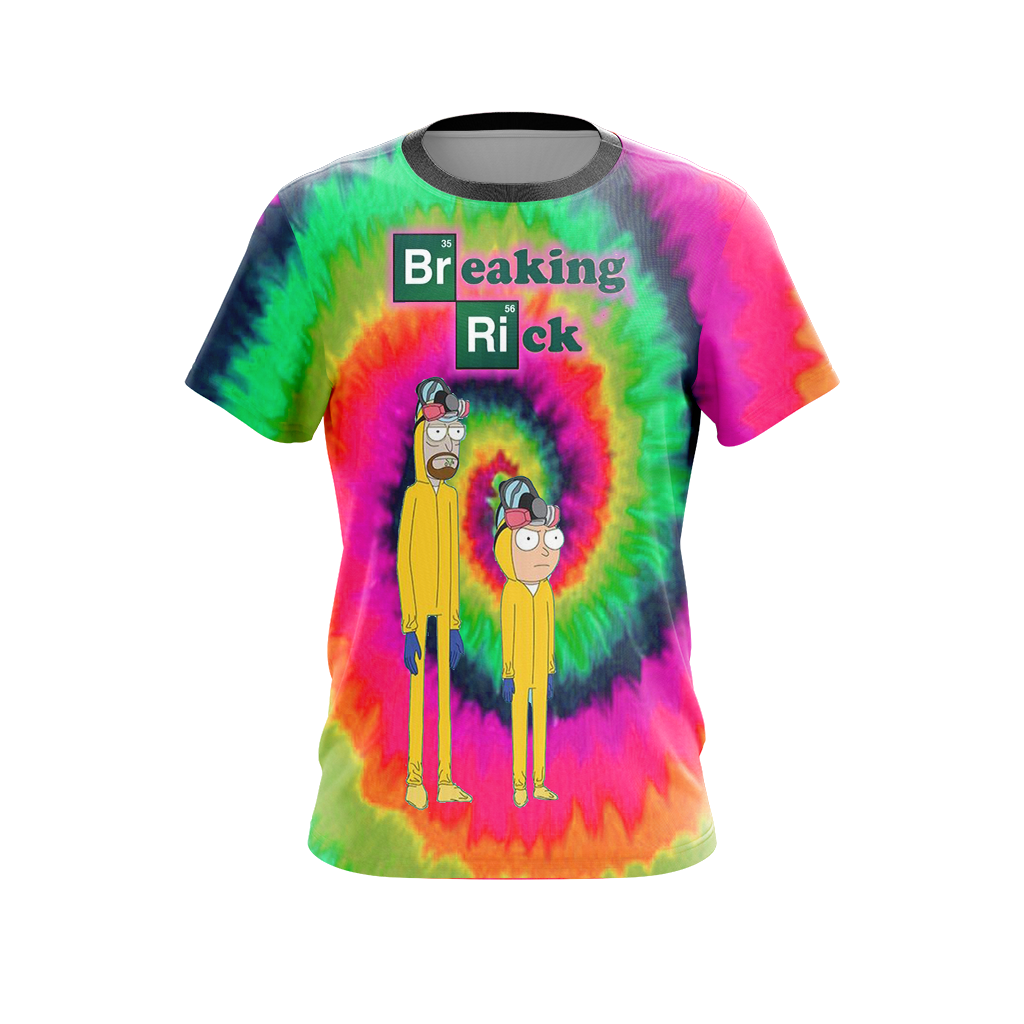 Breaking Bad x Rick and Morty Unisex 3D T-shirt   