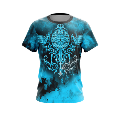 Final Fantasy XIV - Neon Class Emblem Unisex 3D T-shirt   