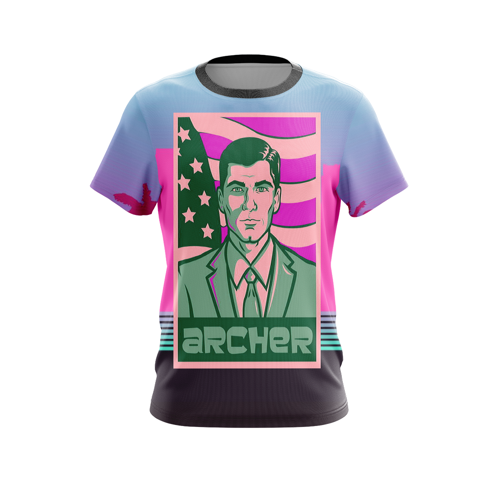 Archer (TV series) Unisex 3D T-shirt   