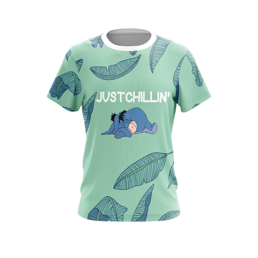 Eeyore Just Chillin Style Unisex 3D T-shirt   