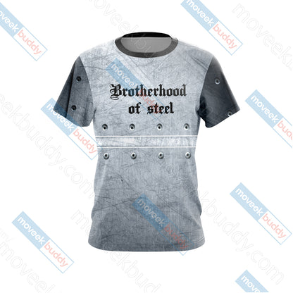 Fallout 4 - Brotherhood of steel Unisex 3D T-shirt   