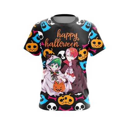 My Hero Academia - Deku and Todoroki Halloween Unisex 3D T-shirt   