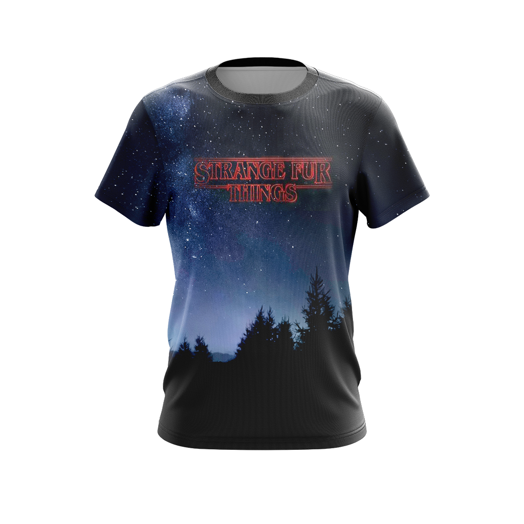 Stranger Things x Cats Unisex 3D T-shirt   