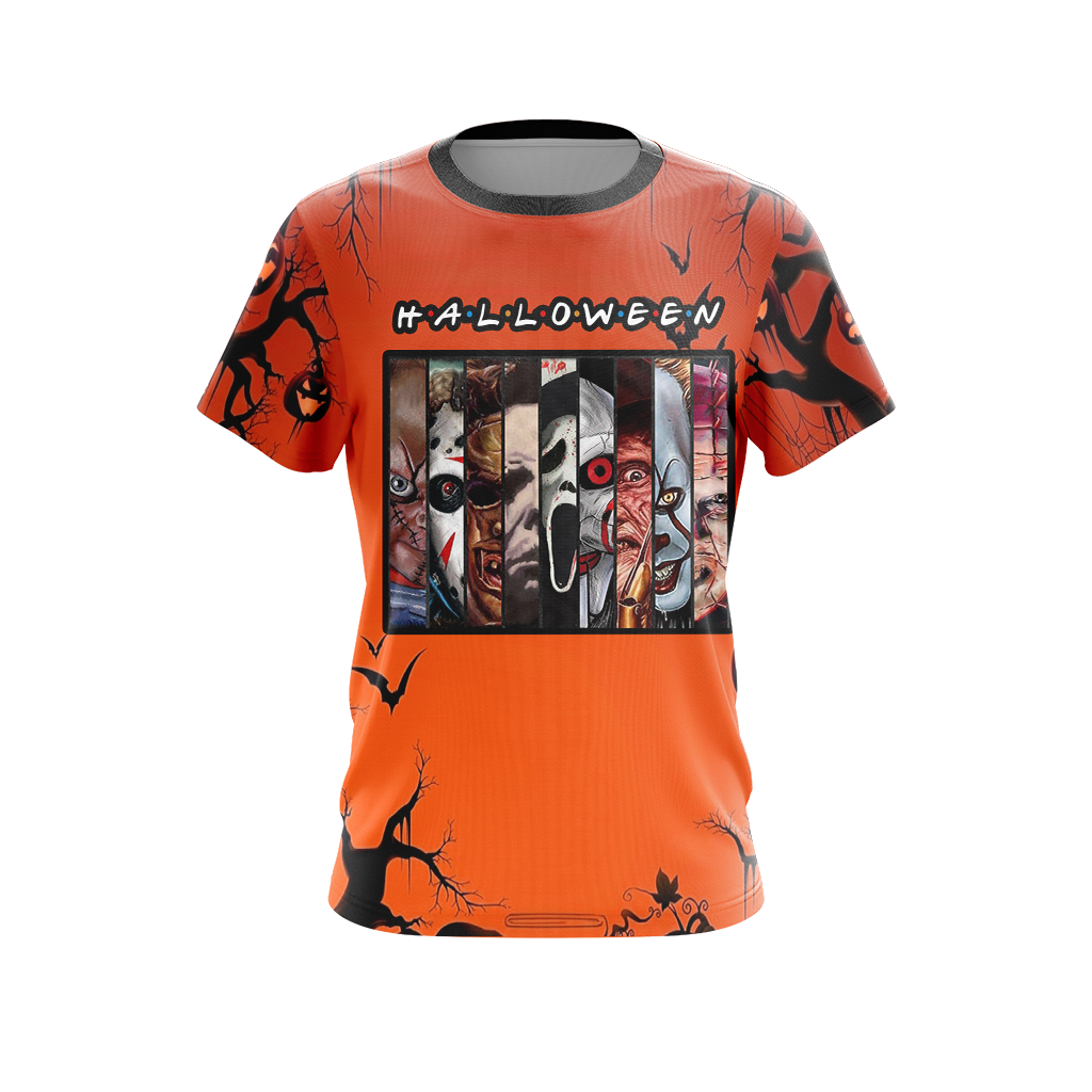 Horror Characters Halloween TV Show Unisex 3D T-shirt   