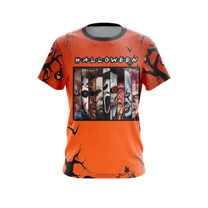 Horror Characters Halloween TV Show Unisex 3D T-shirt   
