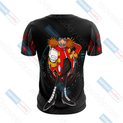 Dr.Eggman Sonic Unisex 3D T-shirt   