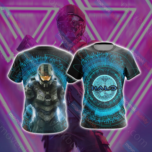 Halo - Futuristic Unisex 3D T-shirt   