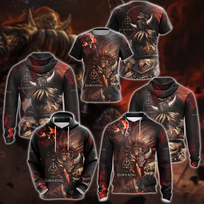 Elden Ring Radahn Video Game 3D All Over Print T-shirt Tank Top Zip Hoodie Pullover Hoodie Hawaiian Shirt Beach Shorts Jogger   