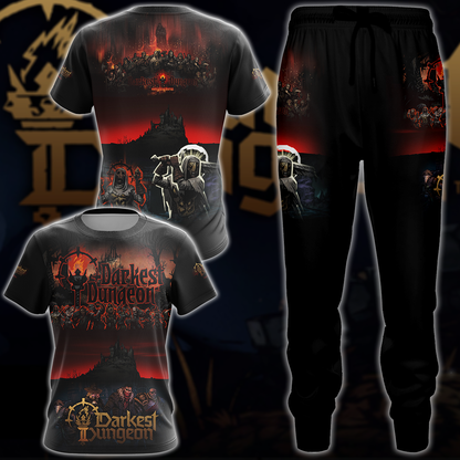 Darkest Dungeon Video Game 3D All Over Print T-shirt Tank Top Zip Hoodie Pullover Hoodie Hawaiian Shirt Beach Shorts Jogger   