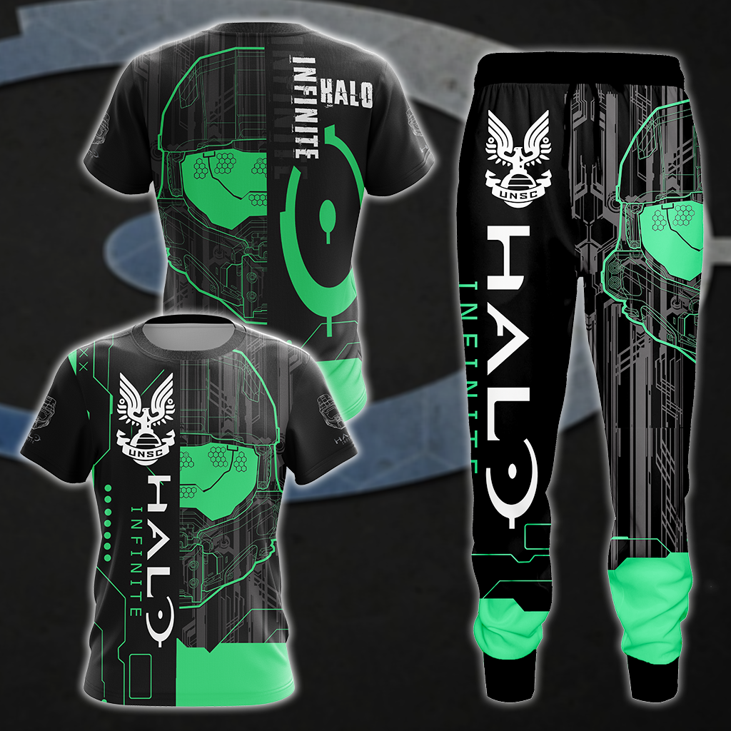 Halo Infinite All Over Print T-shirt Tank Top Zip Hoodie Pullover Hoodie Hawaiian Shirt   