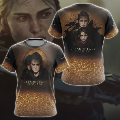 Plague Tale: Requiem Video Game 3D All Over Print T-shirt Tank Top Zip Hoodie Pullover Hoodie Hawaiian Shirt Beach Shorts Jogger T-shirt S 