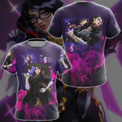 Bayonetta 3 Video Game 3D All Over Print T-shirt Tank Top Zip Hoodie Pullover Hoodie Hawaiian Shirt Beach Shorts Jogger T-shirt S 