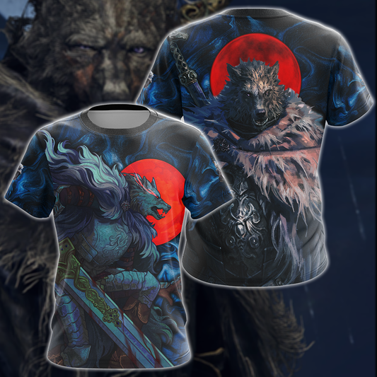 Elden Ring Blaidd Video Game 3D All Over Print T-shirt Tank Top Zip Hoodie Pullover Hoodie Hawaiian Shirt Beach Shorts Jogger T-shirt S 