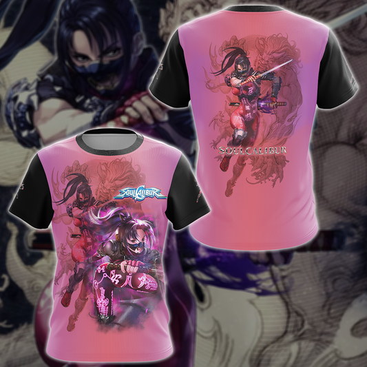 Soul Calibur Video Game 3D All Over Printed T-shirt Tank Top Zip Hoodie Pullover Hoodie Hawaiian Shirt Beach Shorts Jogger T-shirt S