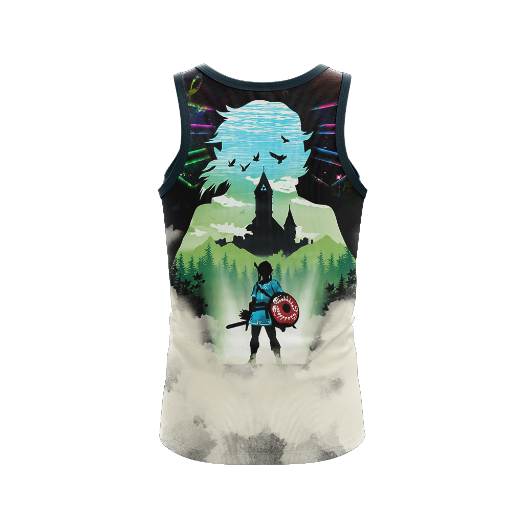 Link The Legend of Zelda All Over Print T-shirt Tank Top Zip Hoodie Pullover Hoodie   