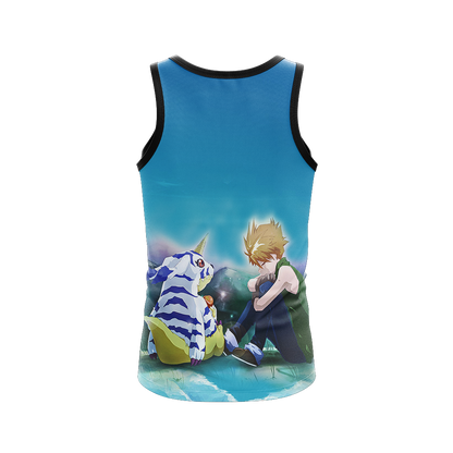 Digimon Matt And Gabumon Unisex 3D T-shirt   