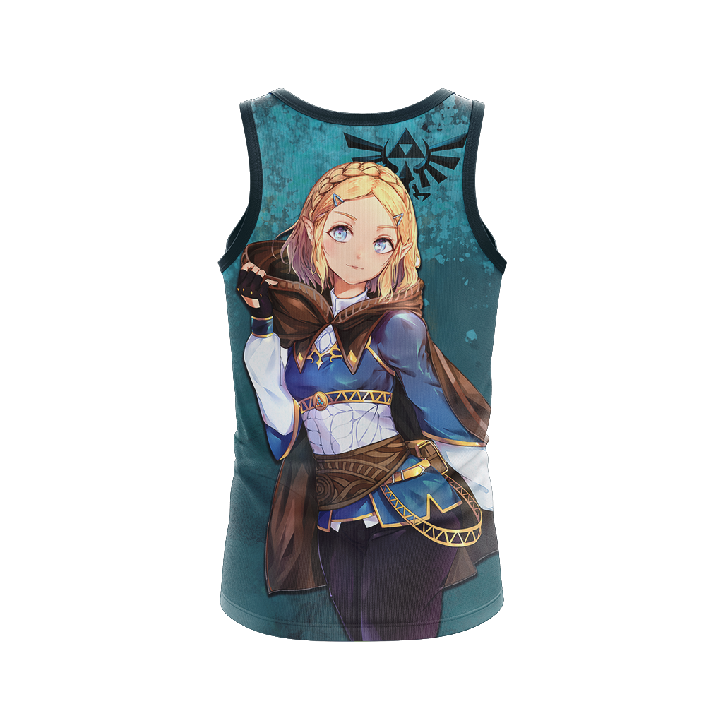 Princess Zelda The Legend of Zelda All Over Print T-shirt Zip Hoodie Pullover Hoodie   