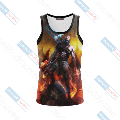God Of War - Kratos Unisex 3D T-shirt   