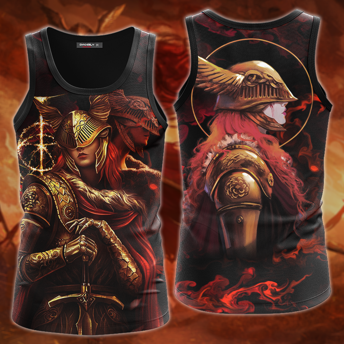 Elden Ring Malenia Blade of Miquella Video Game 3D All Over Print T-shirt Tank Top Zip Hoodie Pullover Hoodie Hawaiian Shirt Beach Shorts Jogger Tank Top S 
