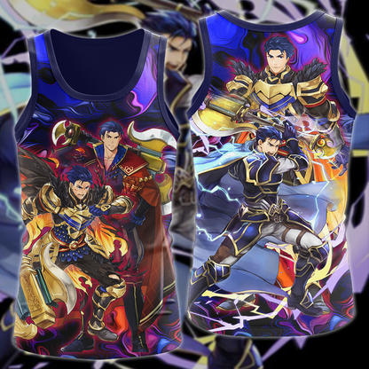 Fire Emblem Hector Video Game 3D All Over Print T-shirt Tank Top Zip Hoodie Pullover Hoodie Hawaiian Shirt Beach Shorts Jogger Tank Top S 