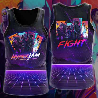 Hyper Jam Video Game 3D All Over Print T-shirt Tank Top Zip Hoodie Pullover Hoodie Hawaiian Shirt Beach Shorts Jogger Tank Top S 