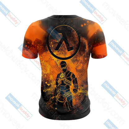Half-Life Free Man Unisex 3D T-shirt   