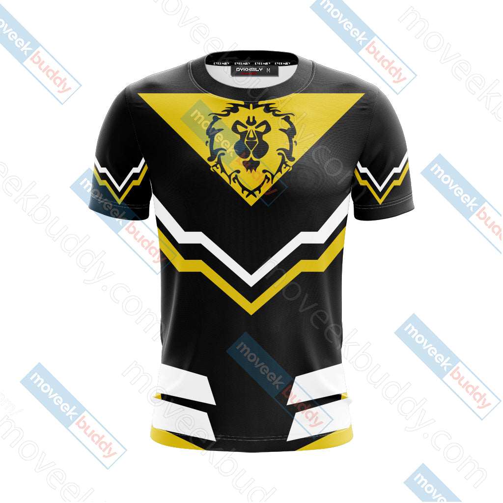 World Of Warcraft - Alliance New Version Unisex 3D T-shirt   