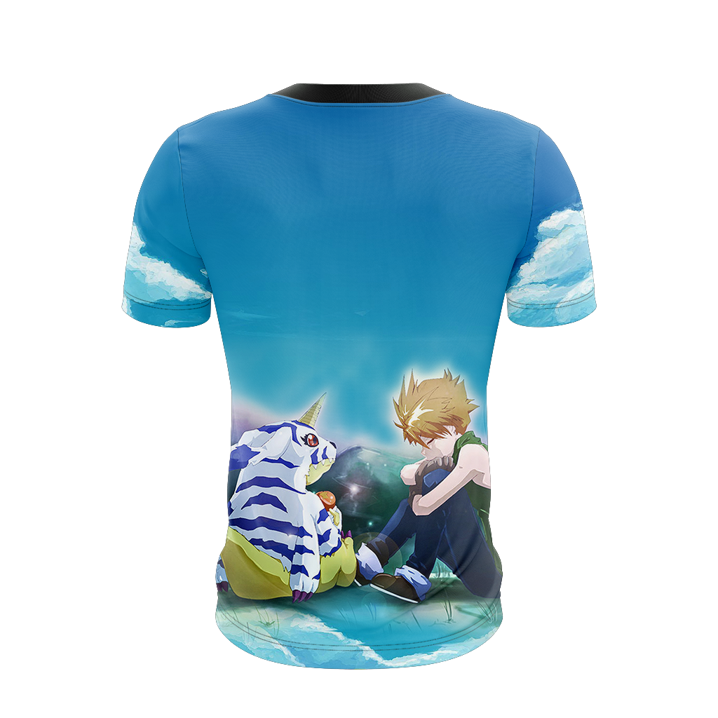 Digimon Matt And Gabumon Unisex 3D T-shirt   