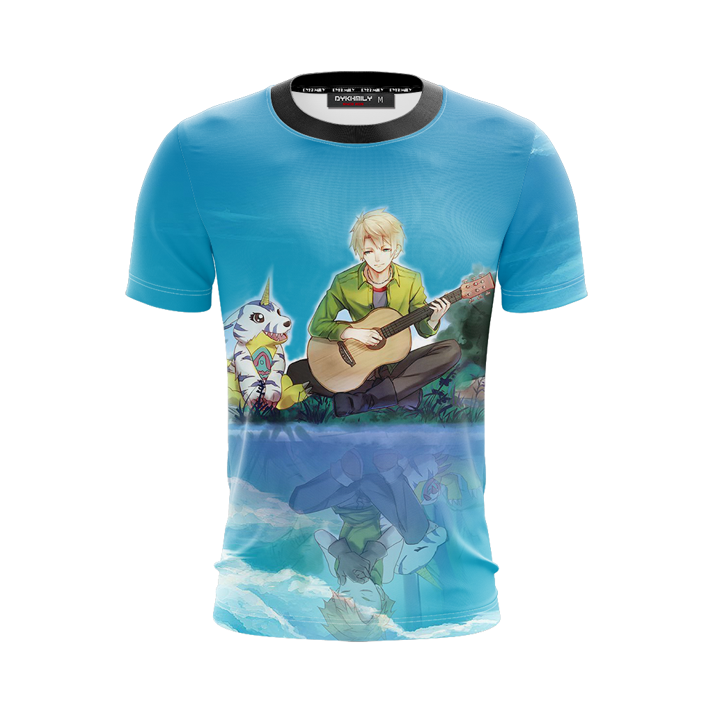 Digimon Matt And Gabumon Unisex 3D T-shirt   