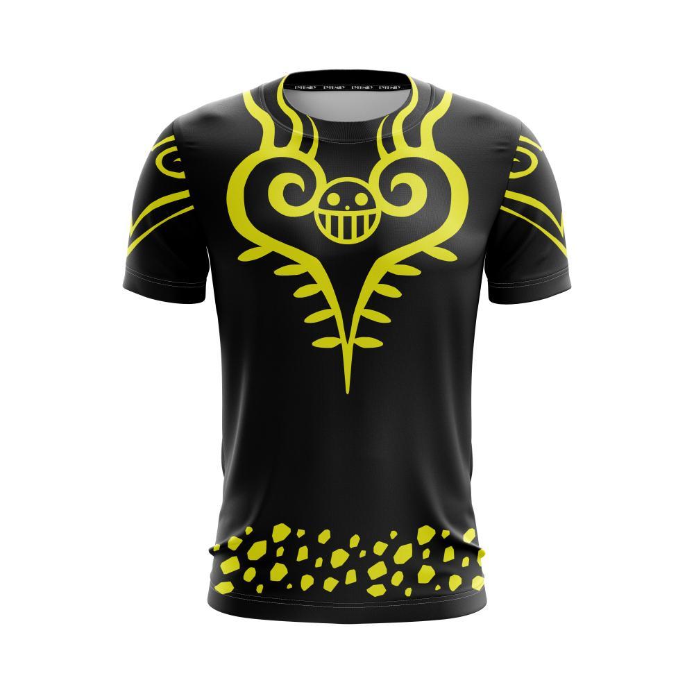 One Piece Trafalgar D. Water Law Cosplay Unisex 3D T-shirt   