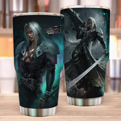 Final Fantasy VII Remake Sephiroth Tumbler 30oz  