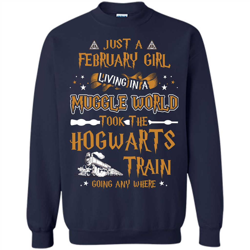 Harry Potter T-shirt Just A February Girl Living In A Muggle World   