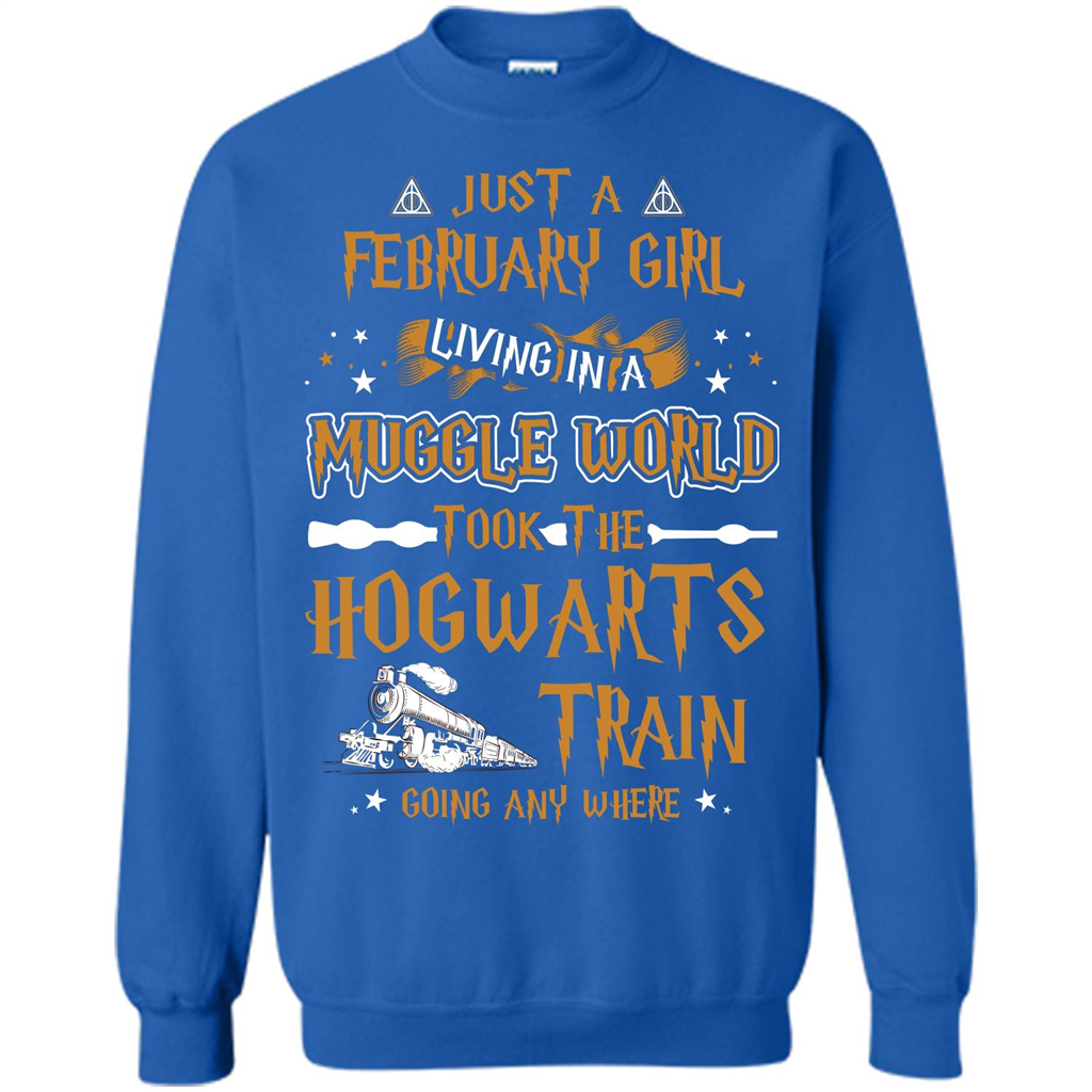Harry Potter T-shirt Just A February Girl Living In A Muggle World   
