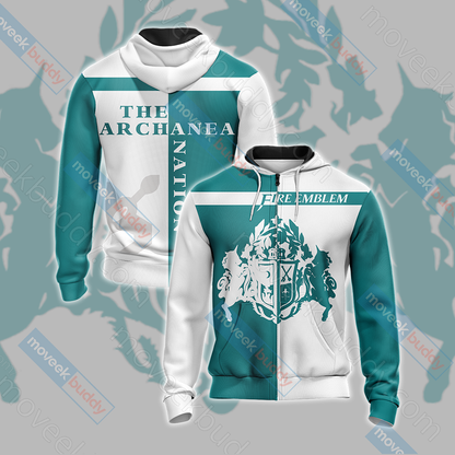 Fire Emblem - The symbol of the Archanea nation Unisex 3D T-shirt Zip Hoodie XS 