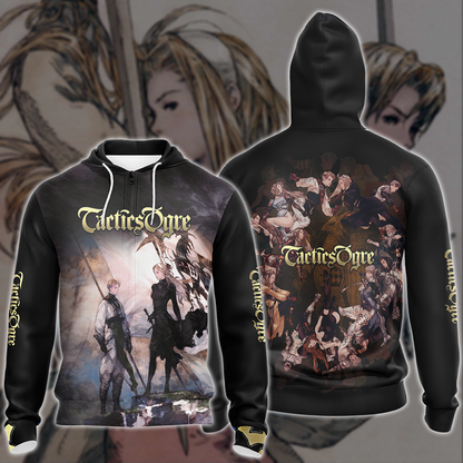 Tactics Ogre Video Game 3D All Over Printed T-shirt Tank Top Zip Hoodie Pullover Hoodie Hawaiian Shirt Beach Shorts Joggers Zip Hoodie S 