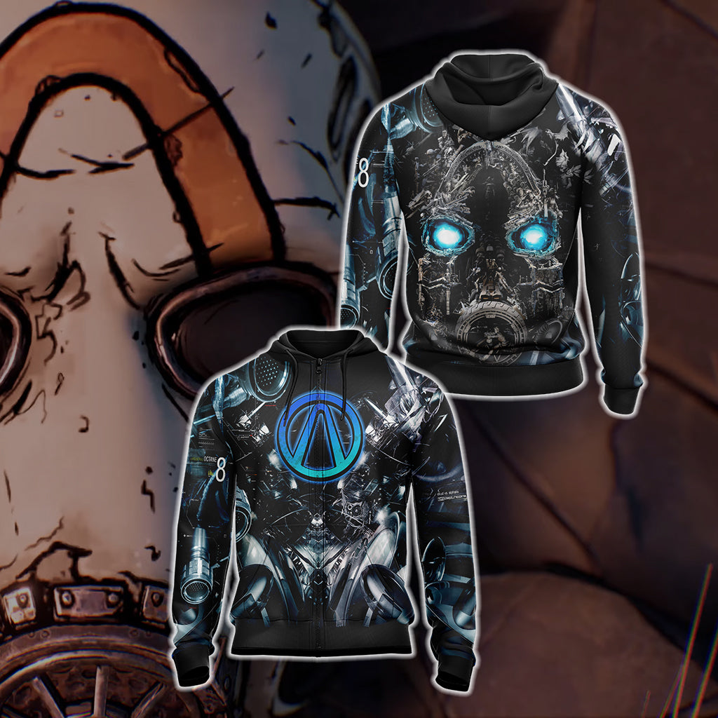Borderlands 3 - Mayhem Is Coming Unisex 3D T-shirt Zip Hoodie XS 