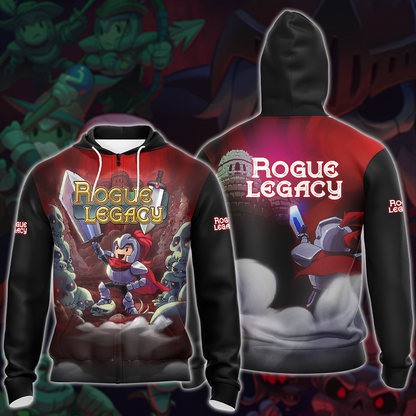 Rogue Legacy 2 Video Game All-Over T-shirt Hoodie Tank Top Hawaiian Shirt Beach Shorts Joggers Zip Hoodie S 