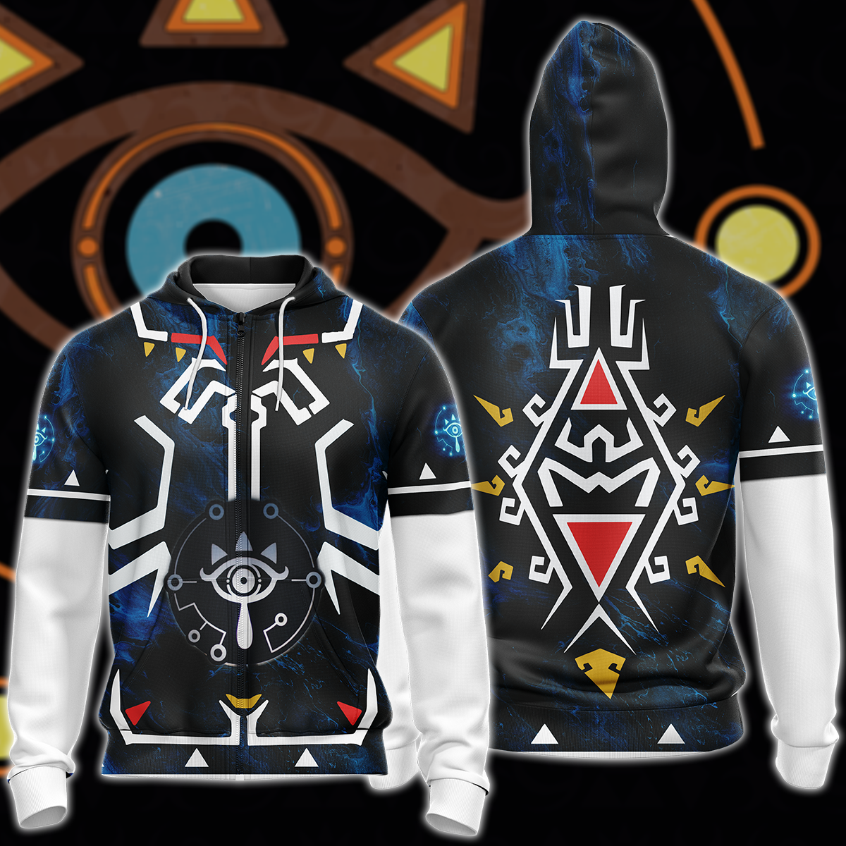 The legend of Zelda Breath of the Wild Video Game 3D All Over Print T-shirt Tank Top Zip Hoodie Pullover Hoodie Hawaiian Shirt Beach Shorts Jogger Zip Hoodie S 