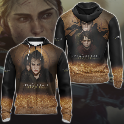 Plague Tale: Requiem Video Game 3D All Over Print T-shirt Tank Top Zip Hoodie Pullover Hoodie Hawaiian Shirt Beach Shorts Jogger Zip Hoodie S 