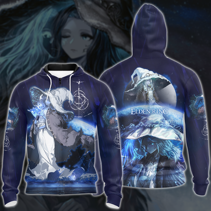 Elden Ring Ranni The Witch Video Game 3D All Over Printed T-shirt Tank Top Zip Hoodie Pullover Hoodie Hawaiian Shirt Beach Shorts Jogger Zip Hoodie S 