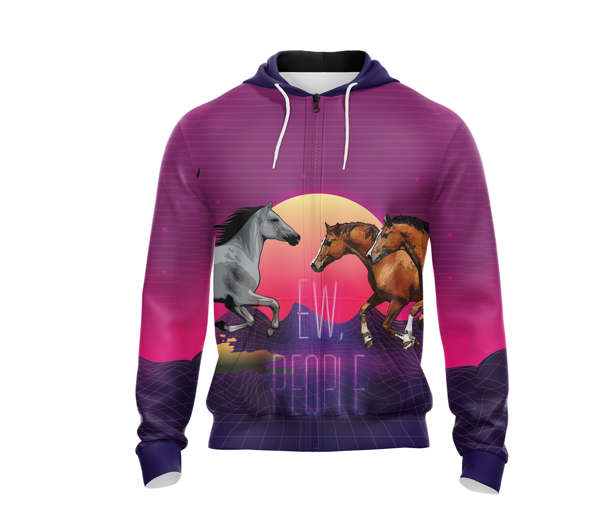 Horse Ew People Unisex 3D T-shirt   