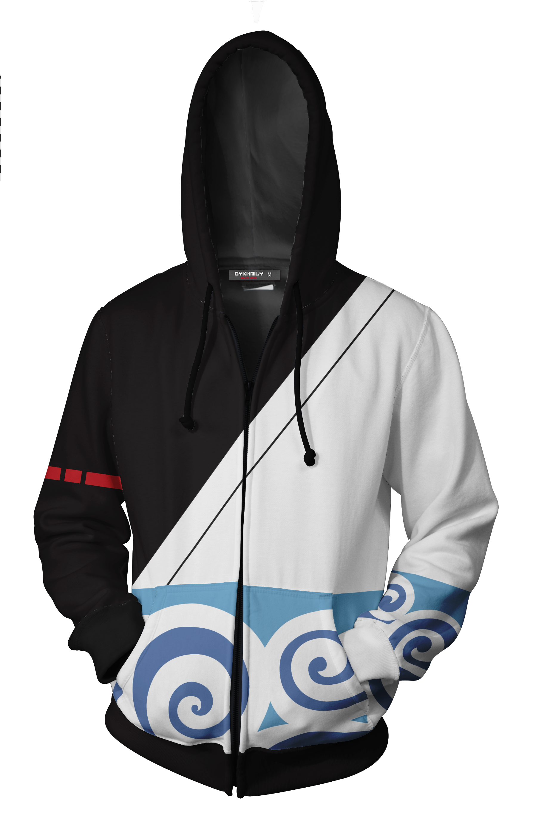 Gintama Sakata Gintoki Cosplay Zip Up Hoodie Jacket   