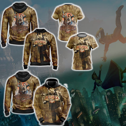 BioShock Infinite New Unisex 3D T-shirt   