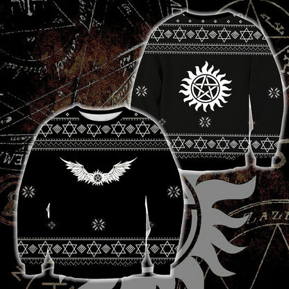 Supernatural (tv series) - Ugly Christmas 3D Sweater   