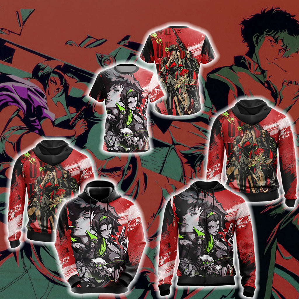 Cowboy Bebop - New Unisex 3D T-shirt   