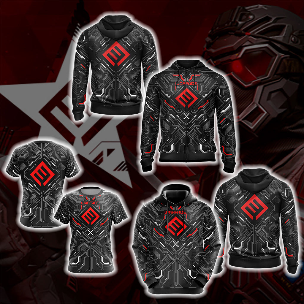 Warface Blackwood Logo Unisex 3D T-shirt   