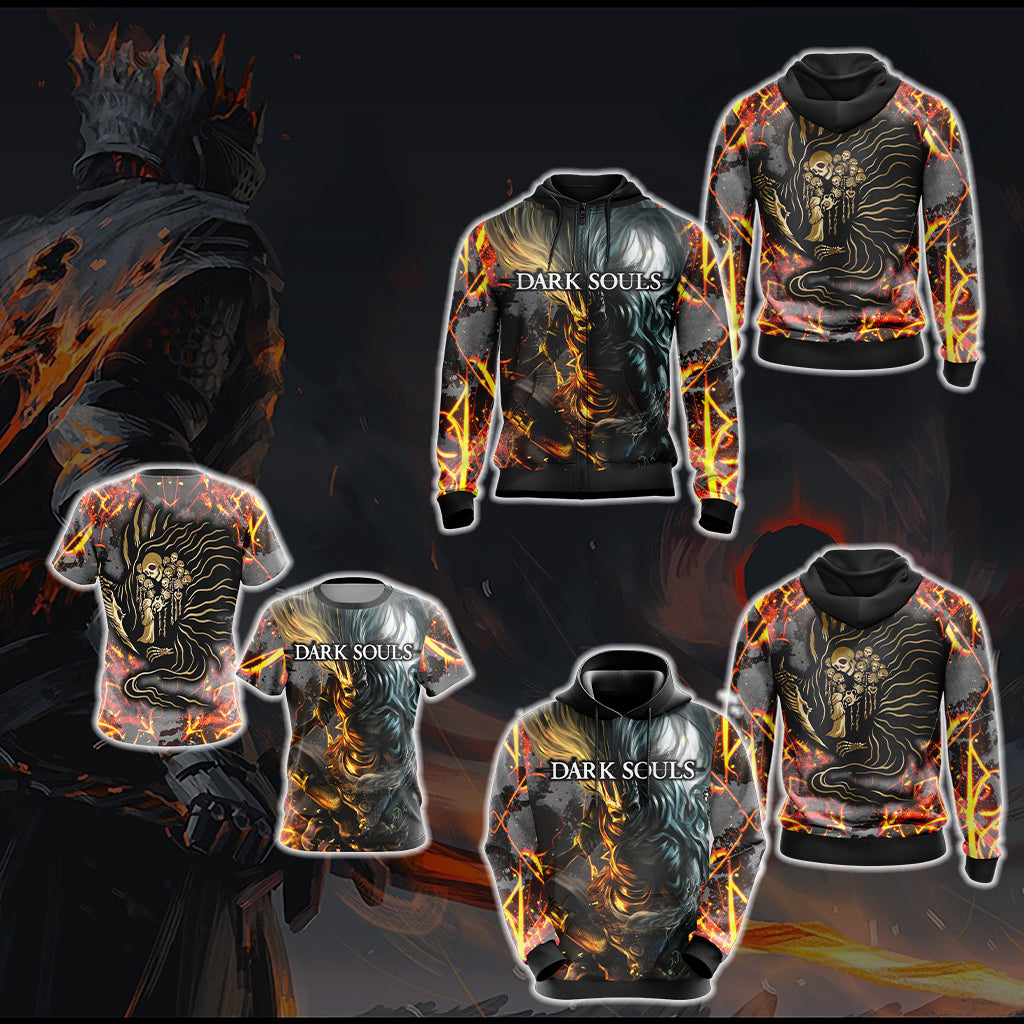 Dark Souls - Gravelord Unisex 3D T-shirt   