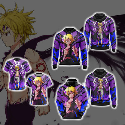 The Seven Deadly Sins - Meliodas Unisex 3D T-shirt   