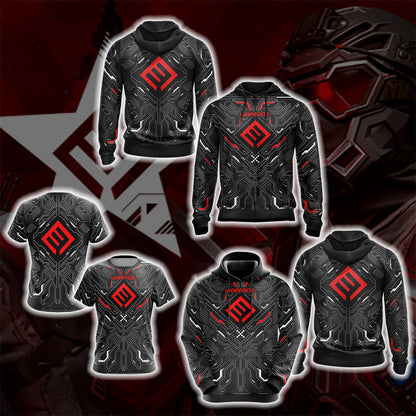 Warface Blackwood Logo Unisex 3D T-shirt   